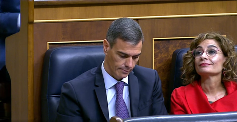 Pedro Sanchez Y María Jesus Montero